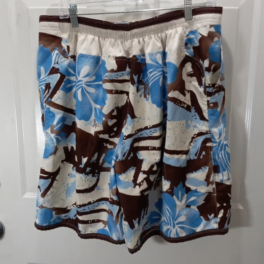 Joe Boxer, Sz L,  Tropical Swim Trunks.